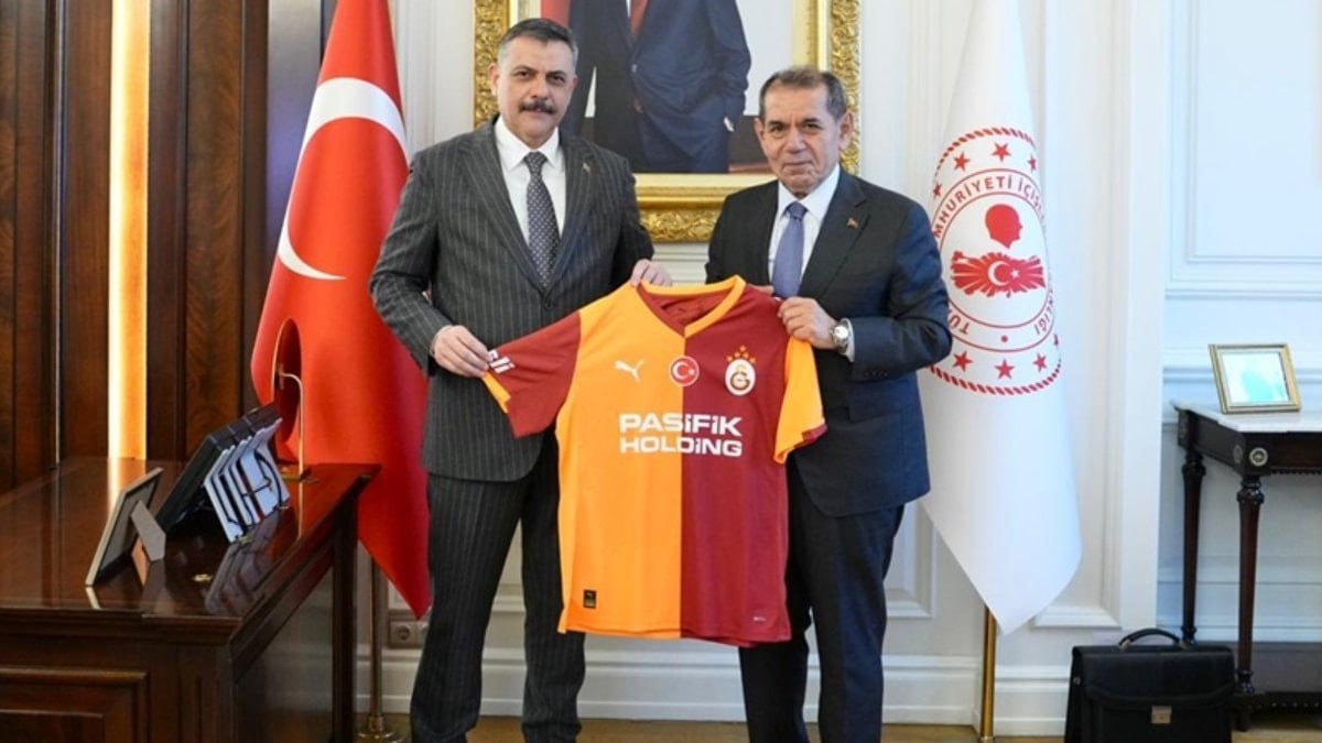 Galatasaray Başkanı Özbek'ten İçişleri Bakanı Çiftçi'ye ziyaret