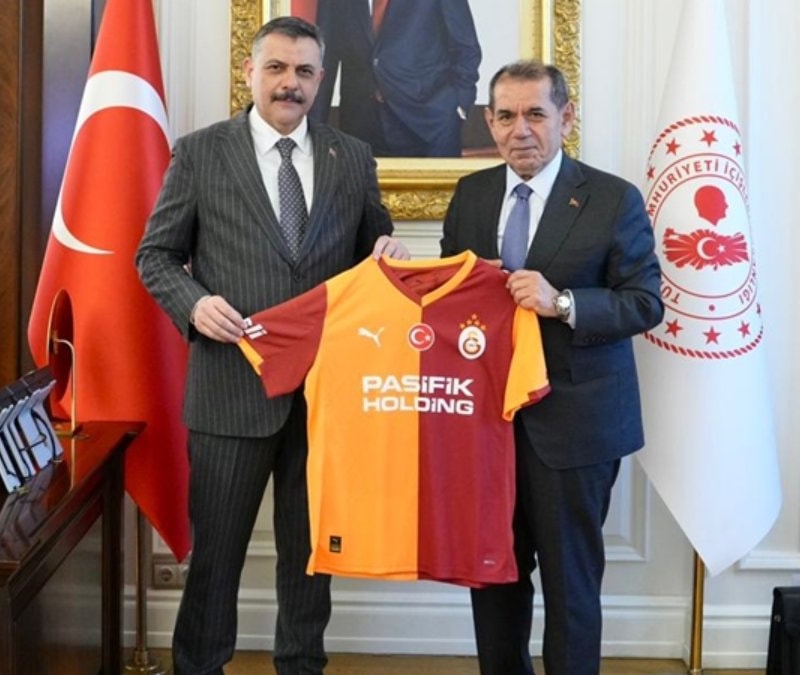 Galatasaray Başkanı Özbek'ten İçişleri Bakanı Çiftçi'ye ziyaret