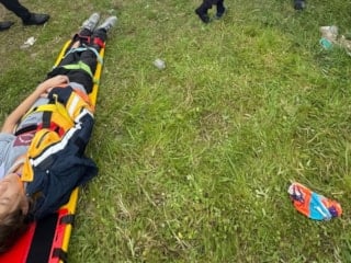 Samsun'da öğrencileri taşıyan otobüs kaza yaptı