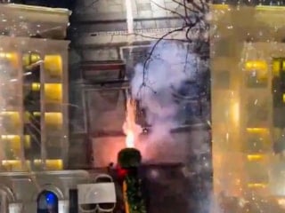 Kosova'da A Milli Takım'ın oteline havai fişekli provokasyon!