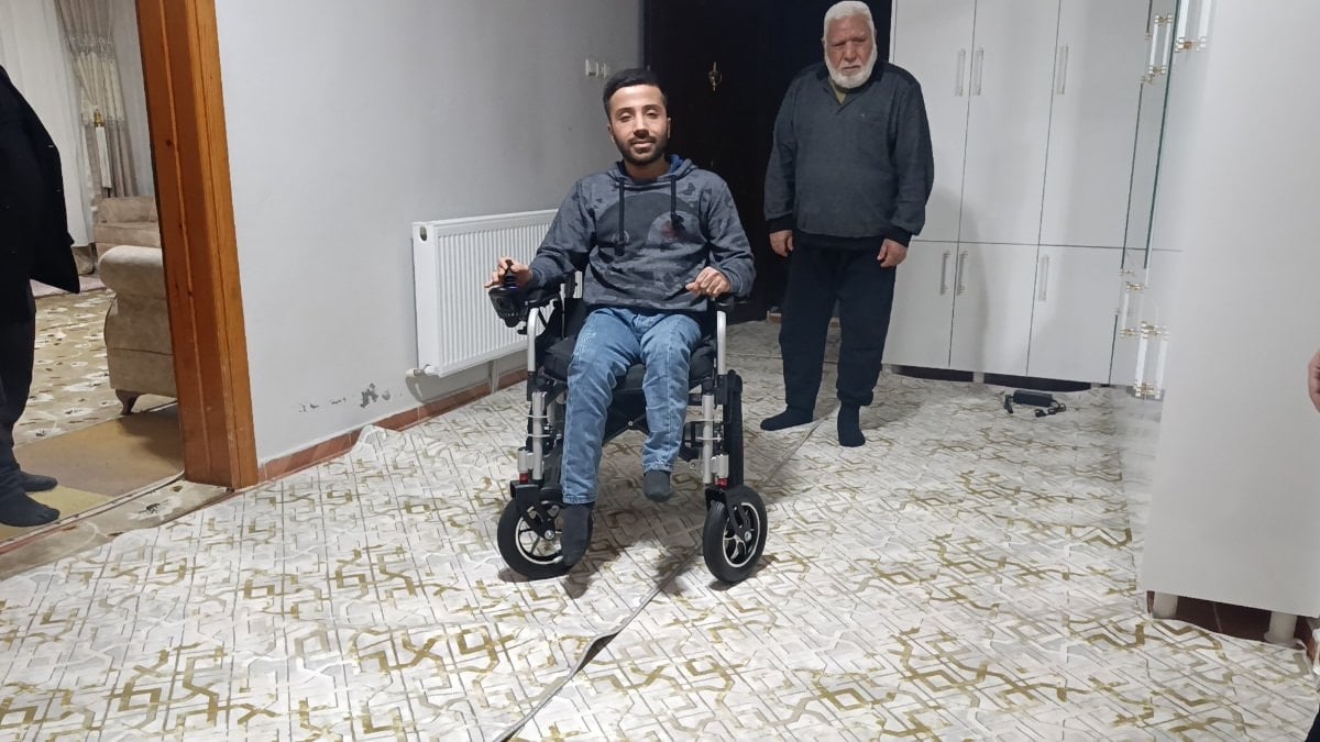 Şanlıurfa’da engelli gencin hayali gerçek oldu
