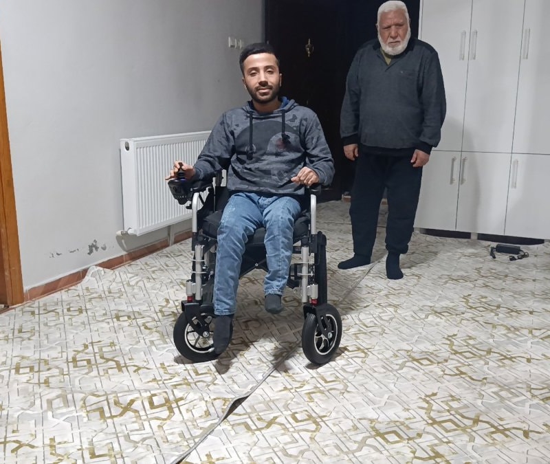 Şanlıurfa’da engelli gencin hayali gerçek oldu
