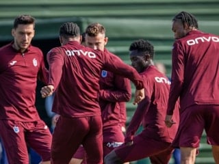 Trabzonspor'da Galatasaray maçının hazırlıkları devam etti