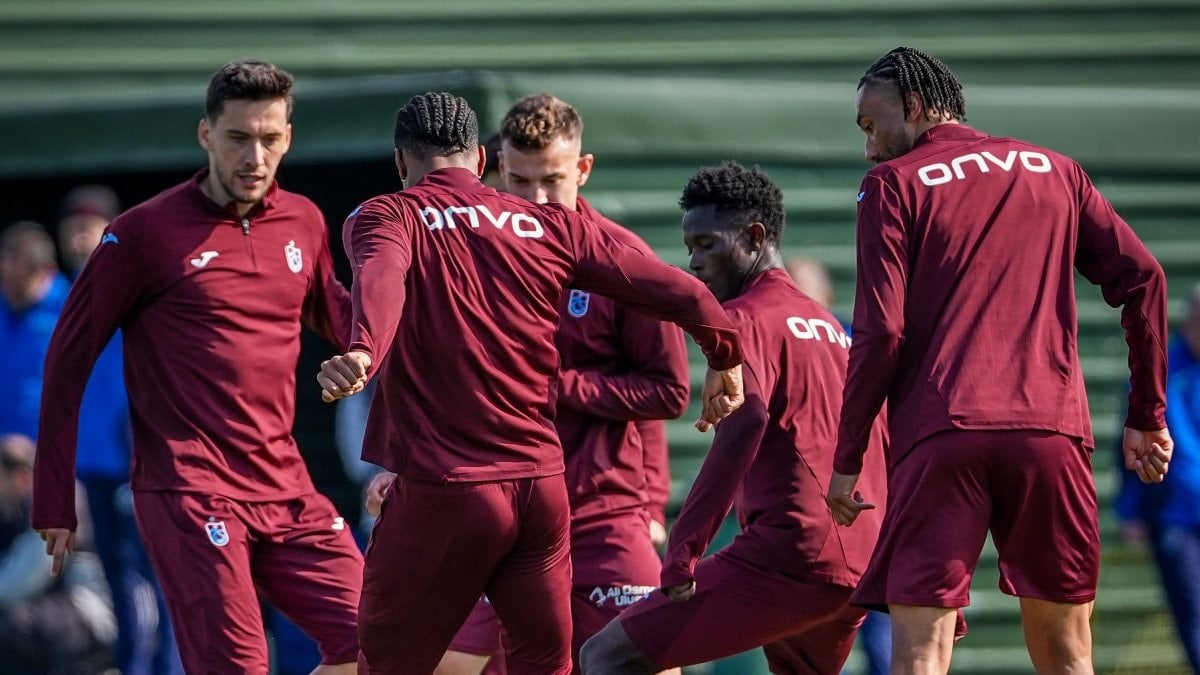 Trabzonspor'da Galatasaray maçının hazırlıkları devam etti
