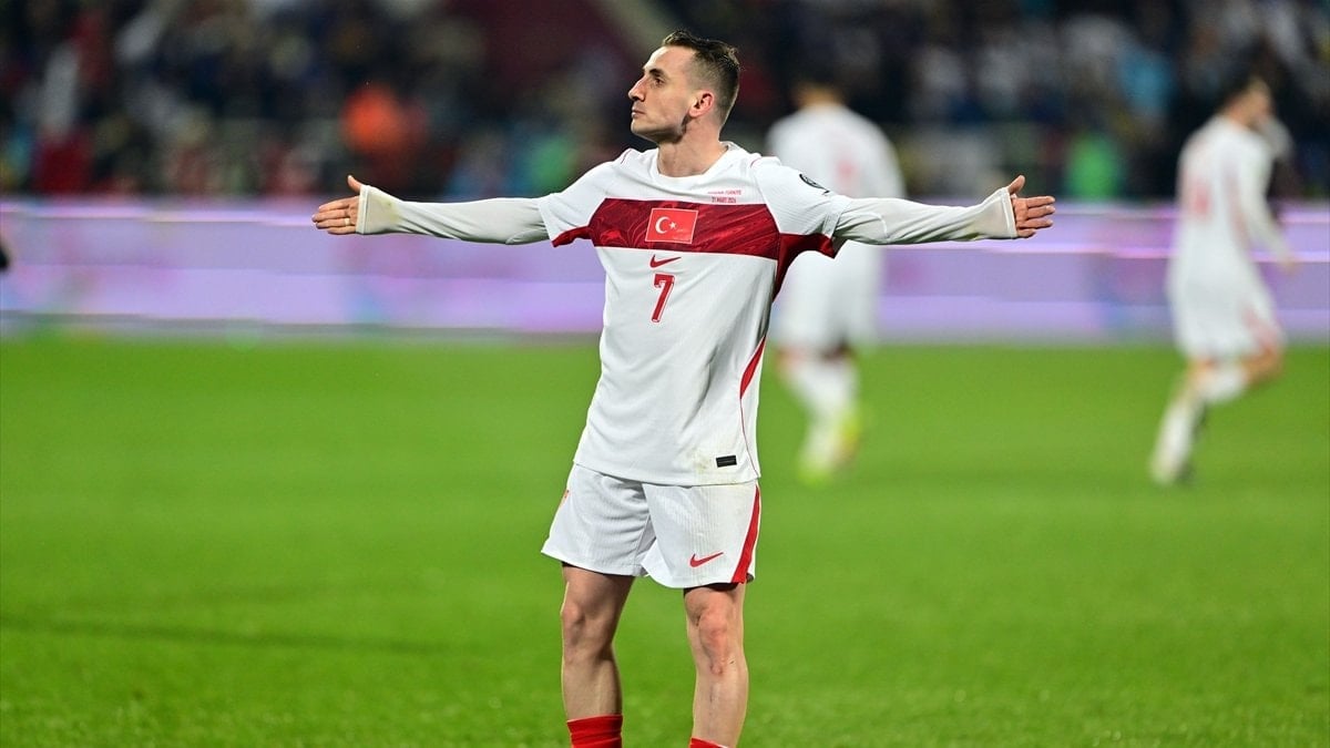 Kerem Aktürkoğlu, milli takımdaki 15. golünü kaydetti