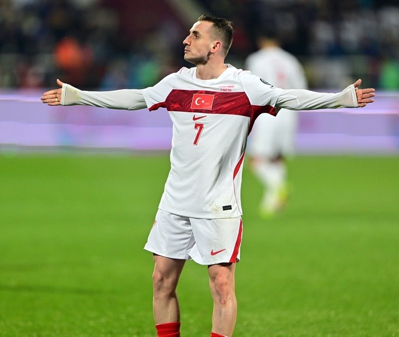 Kerem Aktürkoğlu, milli takımdaki 15. golünü kaydetti