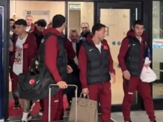 Dünya Kupası bileti alan Milliler yurda döndü