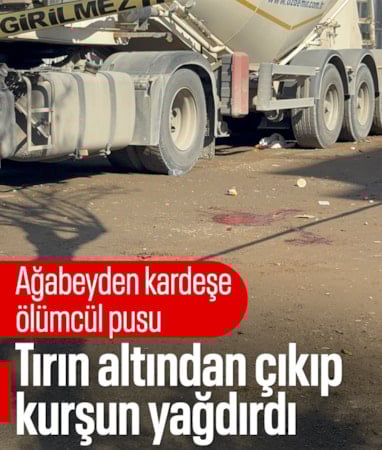 Kocaeli'de tırın altına yatıp pusu kuran ağabey, kardeşini öldürdü