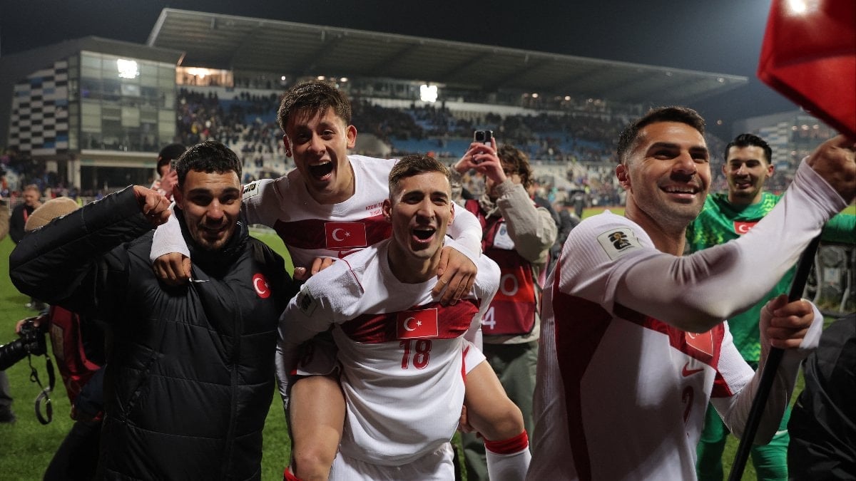 Türkiye, FIFA Dünya Kupası'na 8 maçta 6 galibiyetle ulaştı