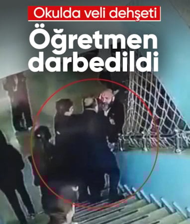 Ankara'da okulda öğretmene darp iddiası