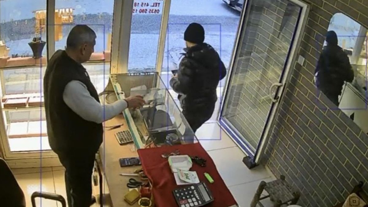 Mardin'de kuyumcuya müşteri gibi girip yüzük çalan hırsız yakalandı