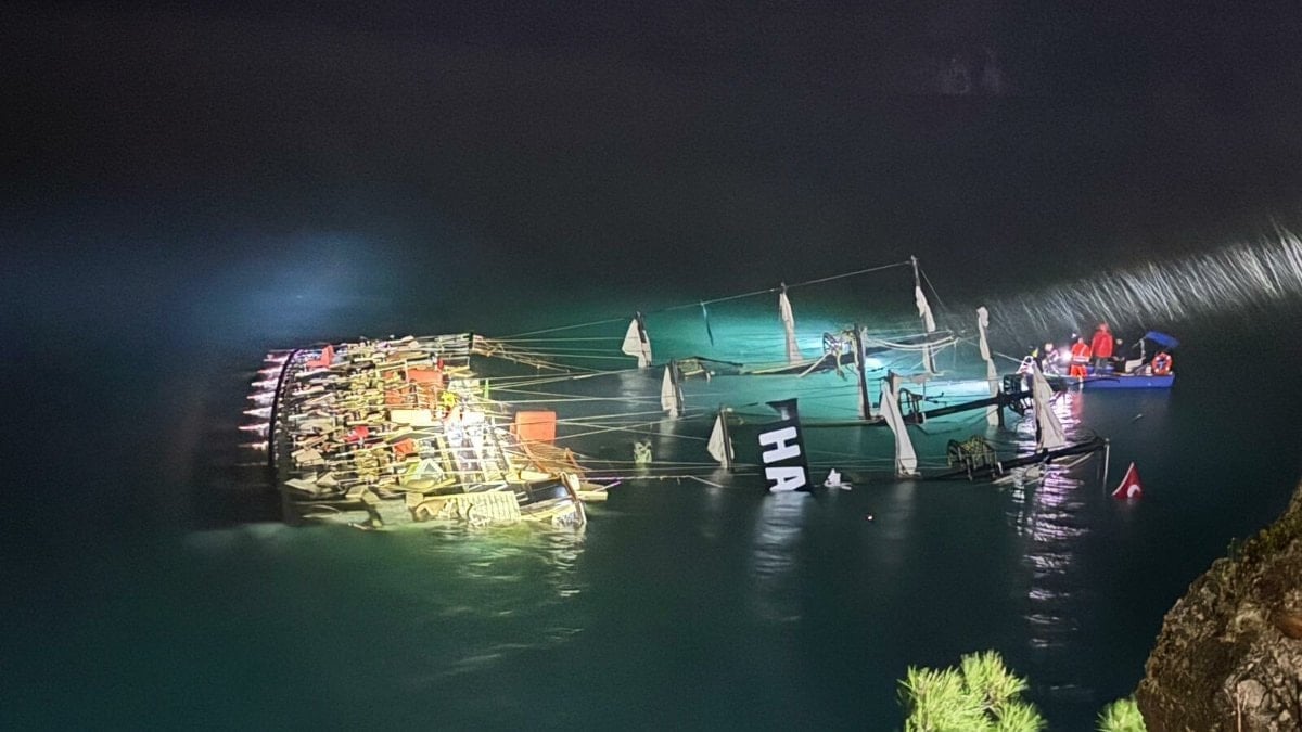 Muğla'da tur teknesi battı: 6 kişi kurtarıldı, 1 kişi kayıp