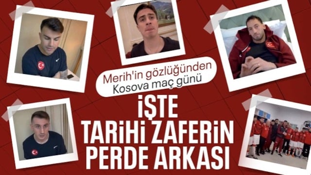 Merih Demiral'ın gözlüğünden Kosova maçı vlogu!