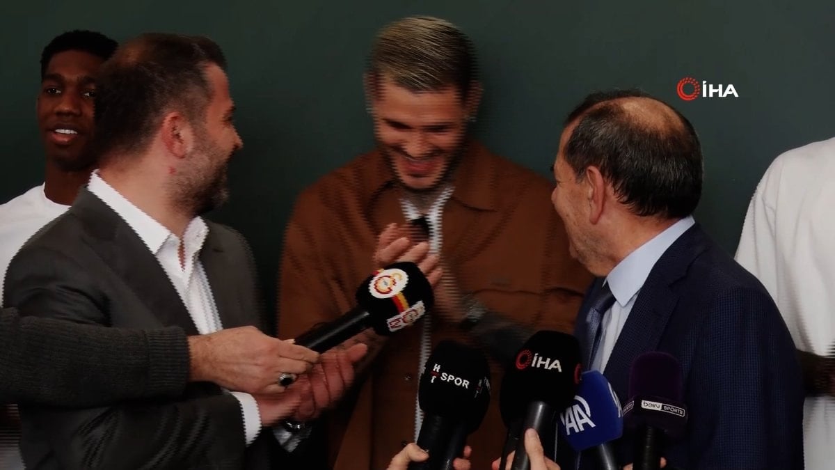 Dursun Özbek primi verdi: Mauro Icardi'nin yüzü güldü