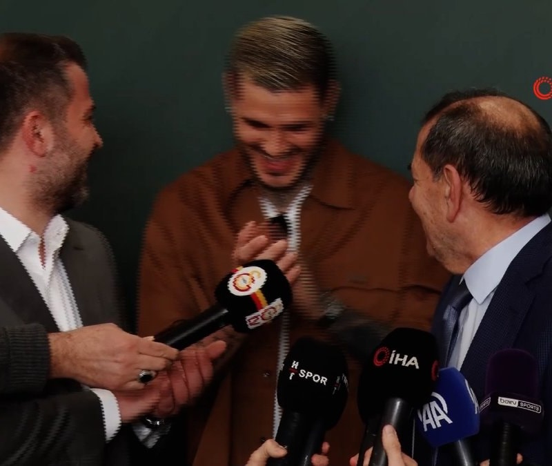 Dursun Özbek primi verdi: Mauro Icardi'nin yüzü güldü