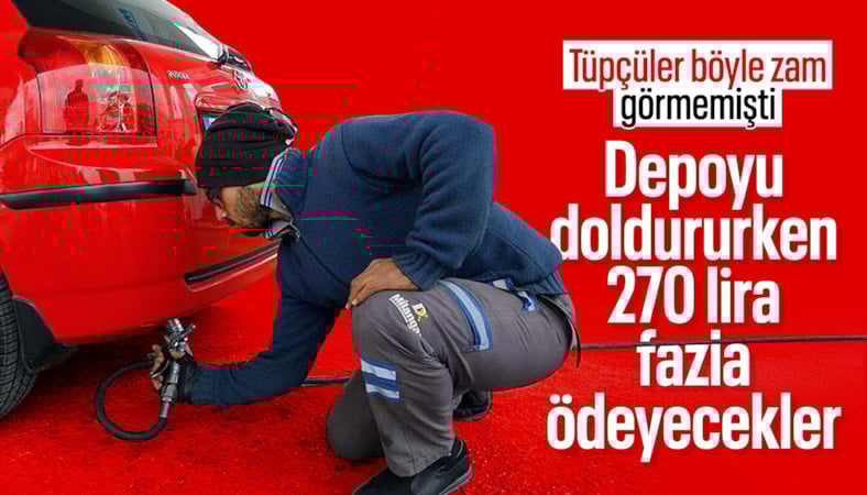 LPG'ye rekor zam geldi