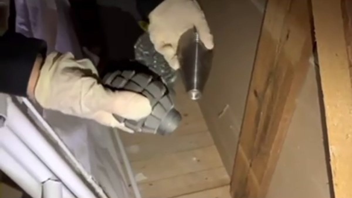 Sakarya’da uyuşturucu operasyonu: Evden el bombası ve havan mermisi çıktı