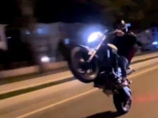 Trabzon’da tek teker şovuna 46 bin TL ceza