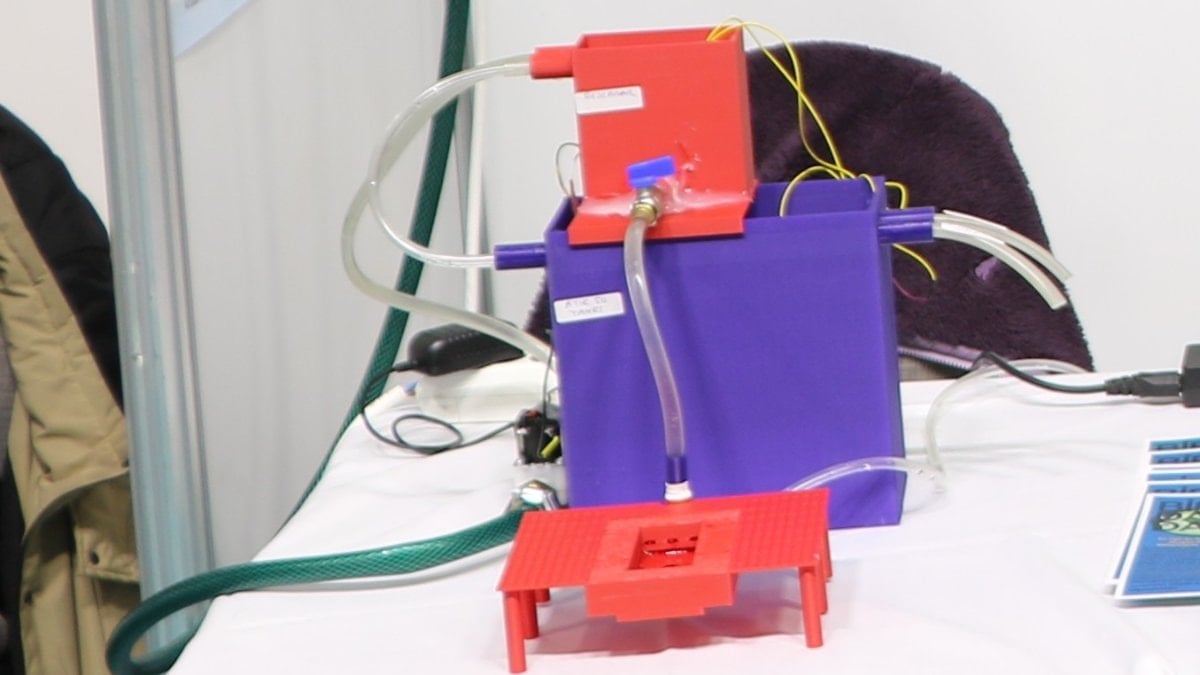 Samsun'da küçük mucitlerden su israfına akıllı çözüm