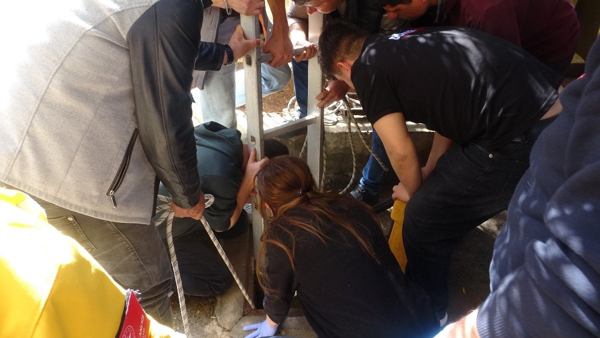 Antalya’da korku dolu anlar: Foseptik çukuruna düşen çocuk kurtarıldı