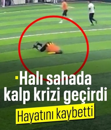 Siirt'te halı sahada kalp krizi geçiren şahıs hayatını kaybetti
