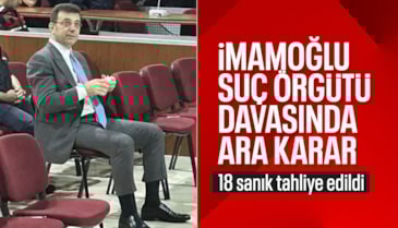 İmamoğlu çıkar amaçlı suç örgütü davasında 18 sanık tahliye edildi