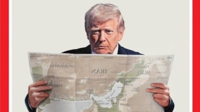 TIME Dergisi'nden Trump'a 'tarihi' kapak: Savaştan çıkış yolu arıyor