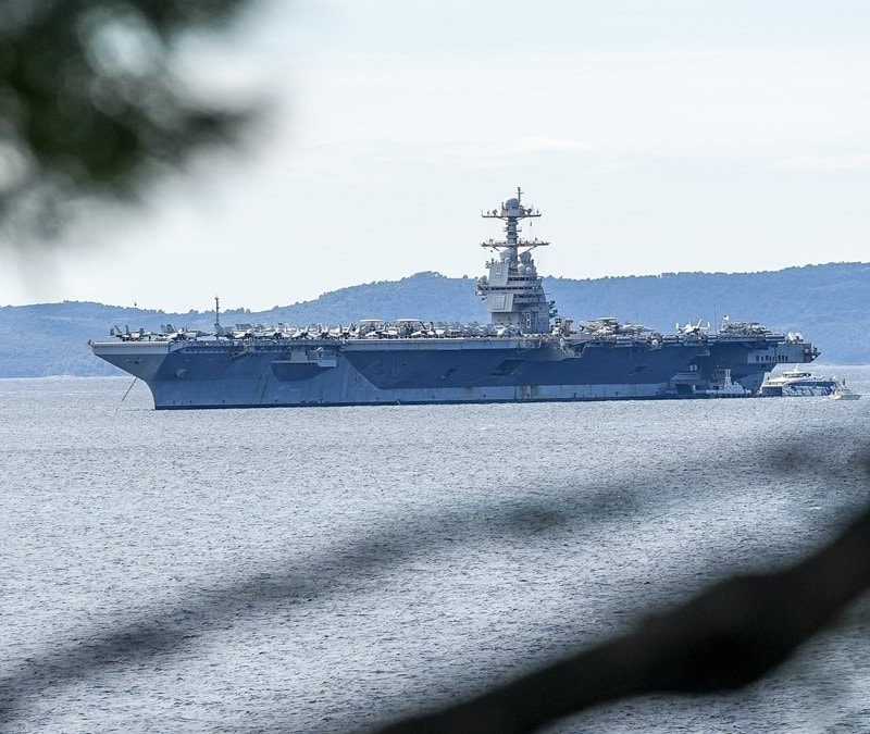 ABD uçak gemisi USS Gerald R. Ford onarıldı