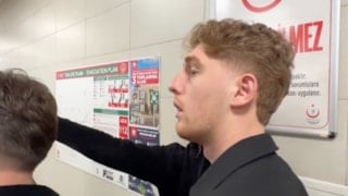 Metehan Baltacı, Mert Hakan Yandaş'a destek için adliyeye geldi