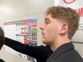 Metehan Baltacı, Mert Hakan Yandaş'a destek için adliyeye geldi