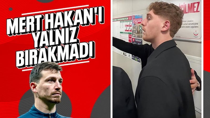 Metehan Baltacı, Mert Hakan Yandaş'a destek için adliyeye geldi