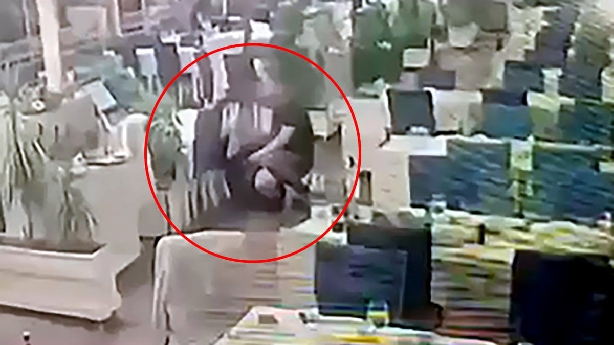 Adana’da restoranda ölümlü silahlı kavganın görüntüleri