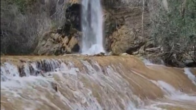 Adana'da kurayan şelaleler yeniden coştu
