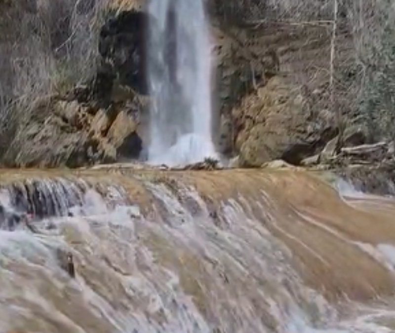 Adana'da kurayan şelaleler yeniden coştu