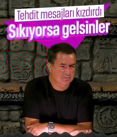 Tehdit mesajları kızdırdı