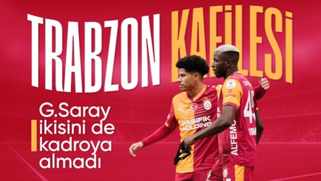 Galatasaray'ın Trabzonspor maçı kamp kadrosu açıklandı