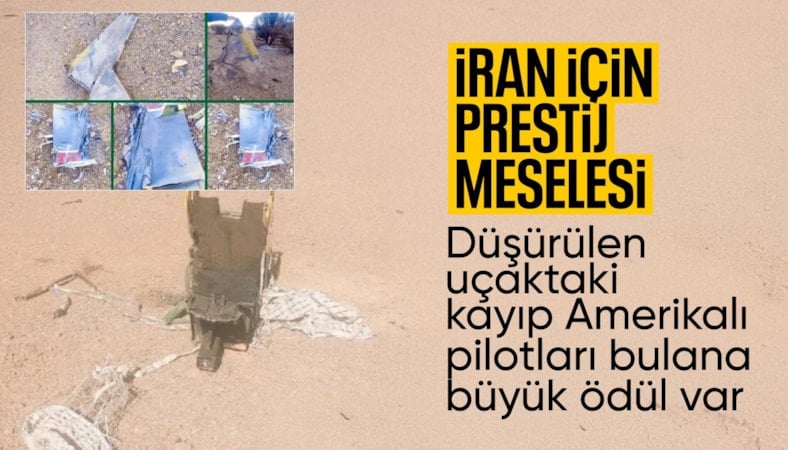 İran'da düşürülen ABD uçağının pilotu için ödül