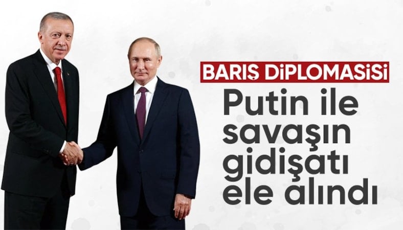 Cumhurbaşkanı Erdoğan, Vladimir Putin ile görüştü