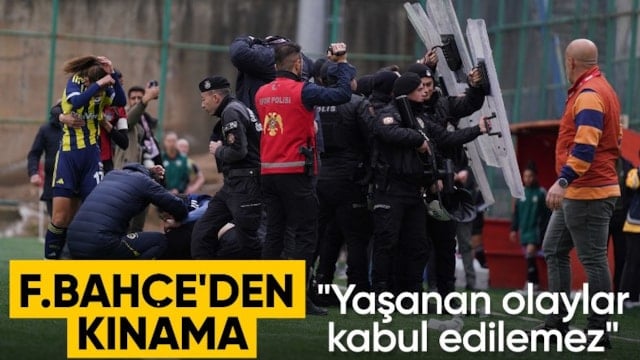 Fenerbahçe'den Yüksekova Spor maçı için kınama!