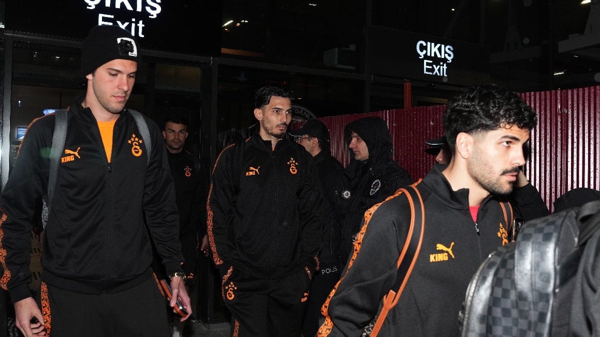 Galatasaray kafilesi Trabzon'a geldi