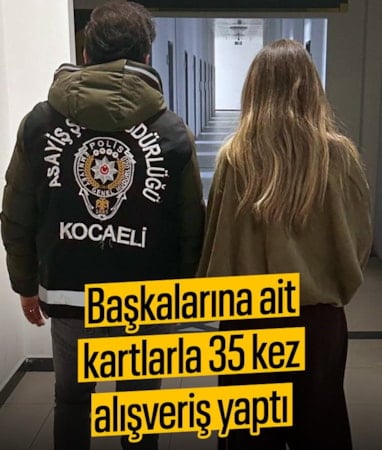 Kocaeli'de başkasına ait kartlarla 35 kez alışveriş yapan kişi yakalandı