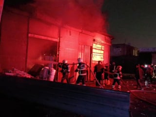 Şanlıurfa'da hurdacı dükkanında yangın