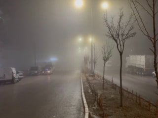 Adıyaman'da sağanak ve sis etkili oldu