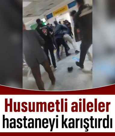Şanlıurfa'da husumetli aileler hastanede kavga etti