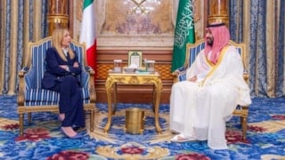 Suudi Arabistan Veliahtı Bin Selman, İtalya Başbakanı Meloni ile görüştü