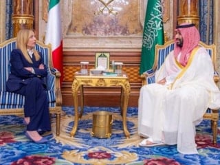 Suudi Arabistan Veliahtı Bin Selman, İtalya Başbakanı Meloni ile görüştü
