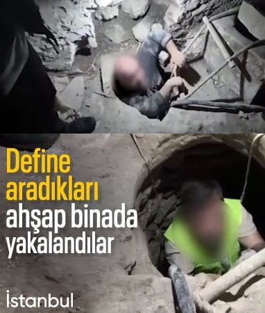 Fatih’te sit alanında define arayanlara suçüstü