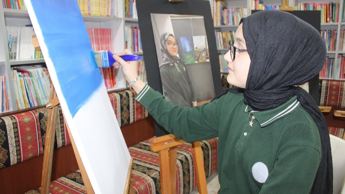 Ordulu minik sanatçı Ebrar Tuana’dan 2 yılda 40 birincilik