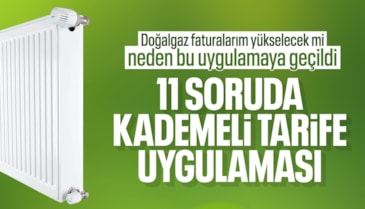 Doğalgazda kademeli tarife uygulaması: 11 soru, 11 cevap