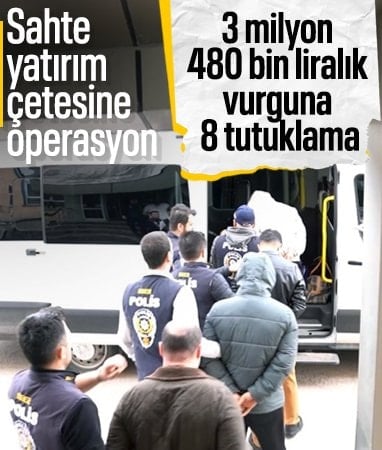 Tunceli'de sahte yatırım çetesine 5 ilde operasyonu: 8 tutuklama